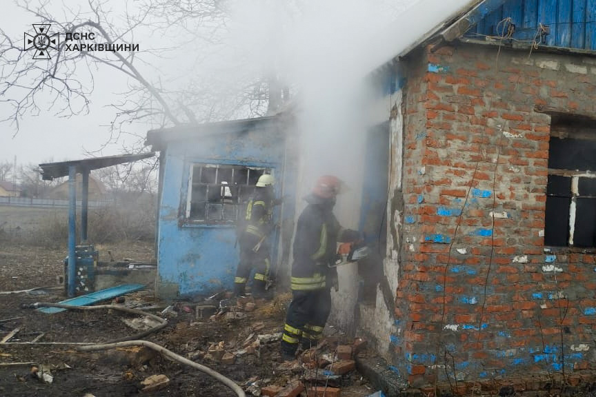 Пожежа в селі Острівщина, 4 лютого