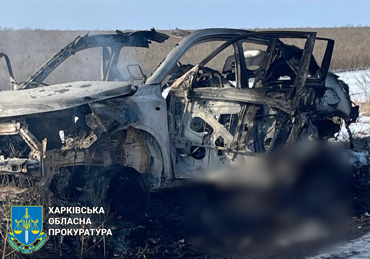 FPV-дрон поцілив у цивільний «легковик» в Чугуївському районі