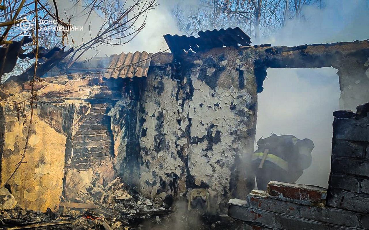 На Харківщині внаслідок пожежі загинув чоловік