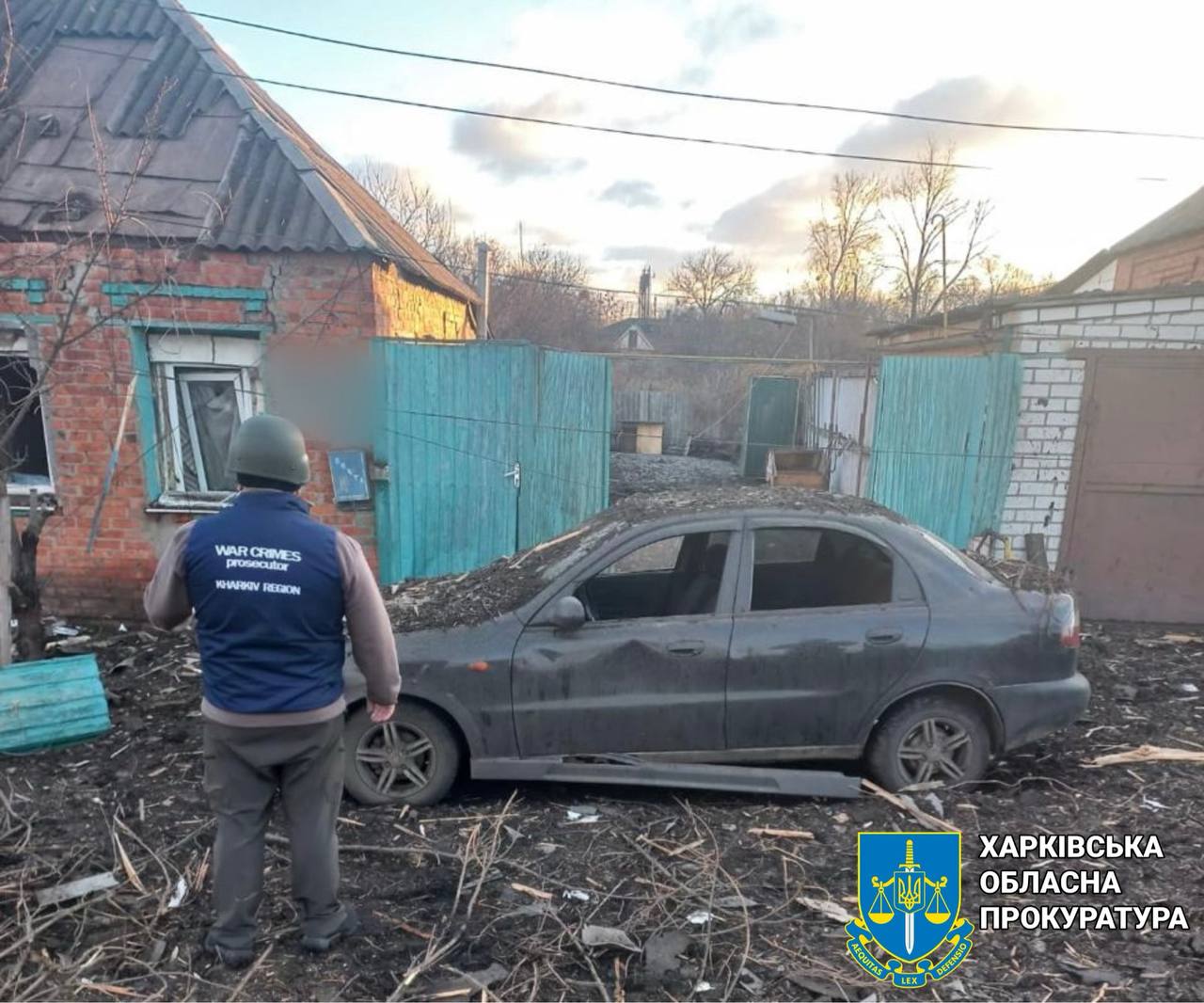 наслідки влучання шахеда у будинок