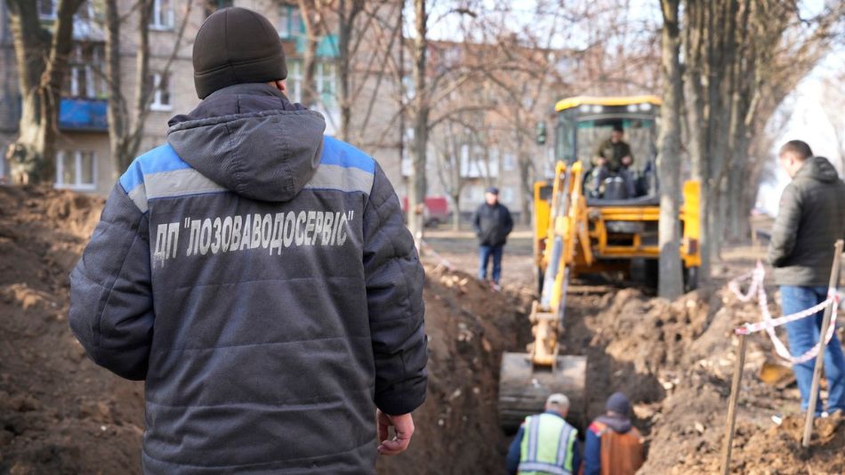 Ремонт водогону Лозова