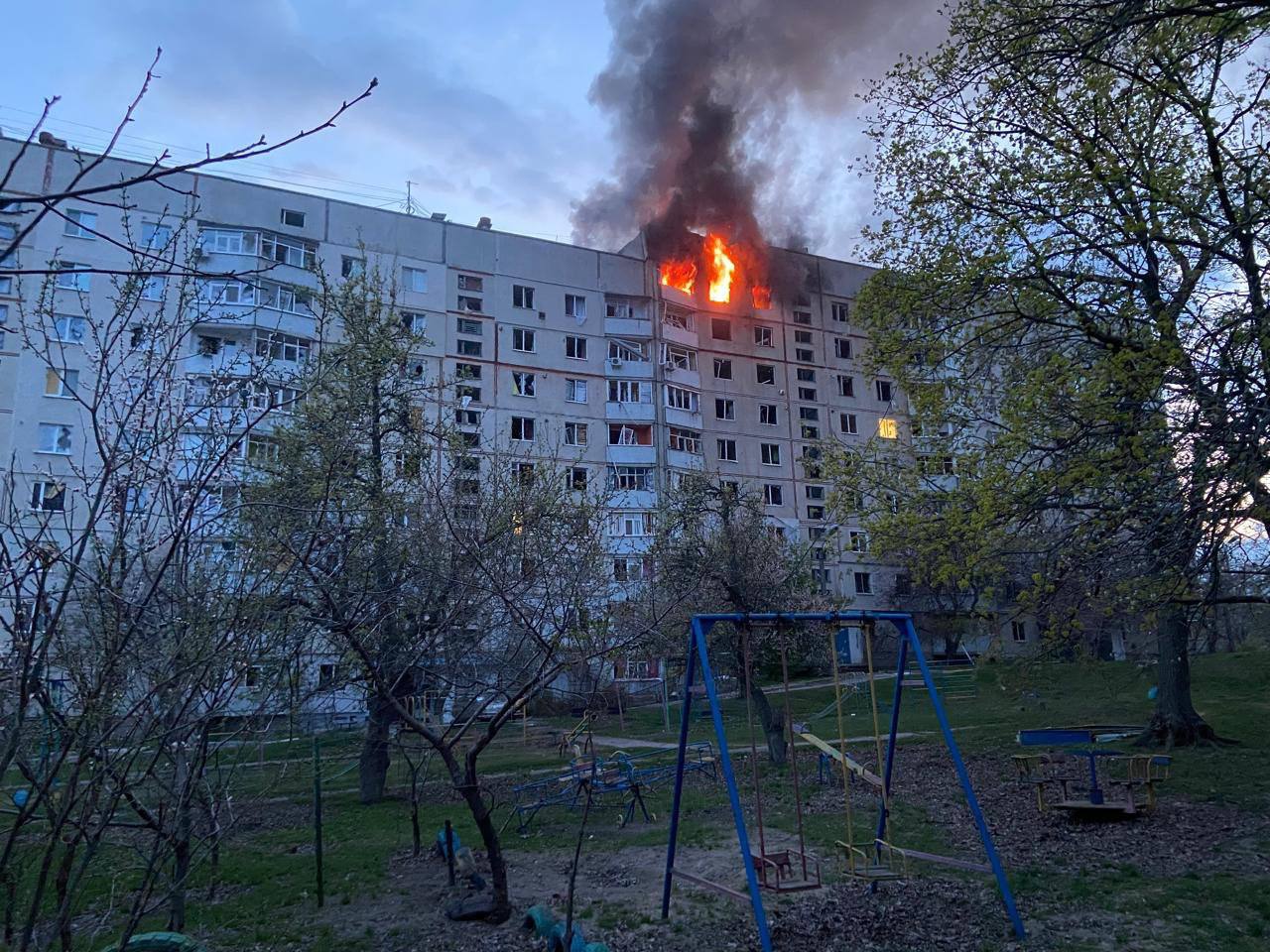 Обстріл міста Куп'янськ