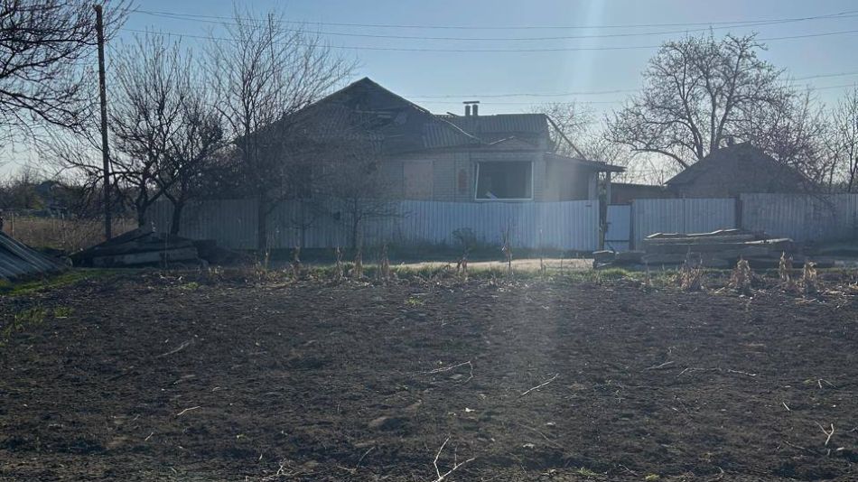 Наслідки обстрілу Борової