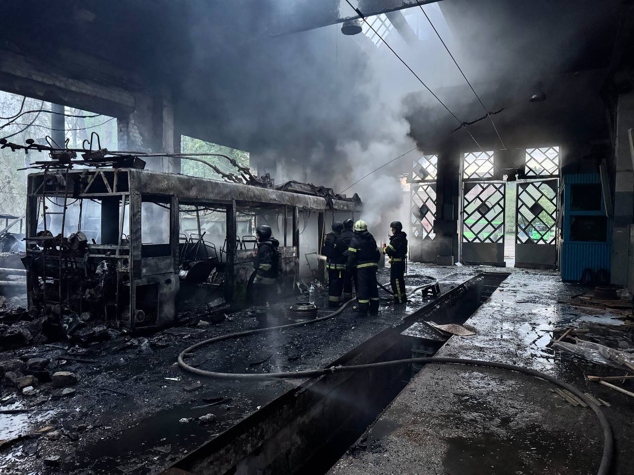 Зруйноване депо у Харкові 30.05.2025