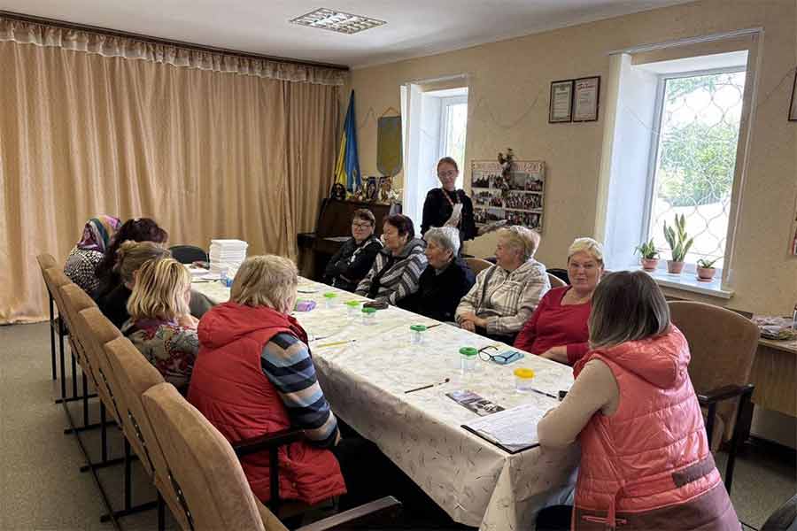У будинку культури проходять заняття 