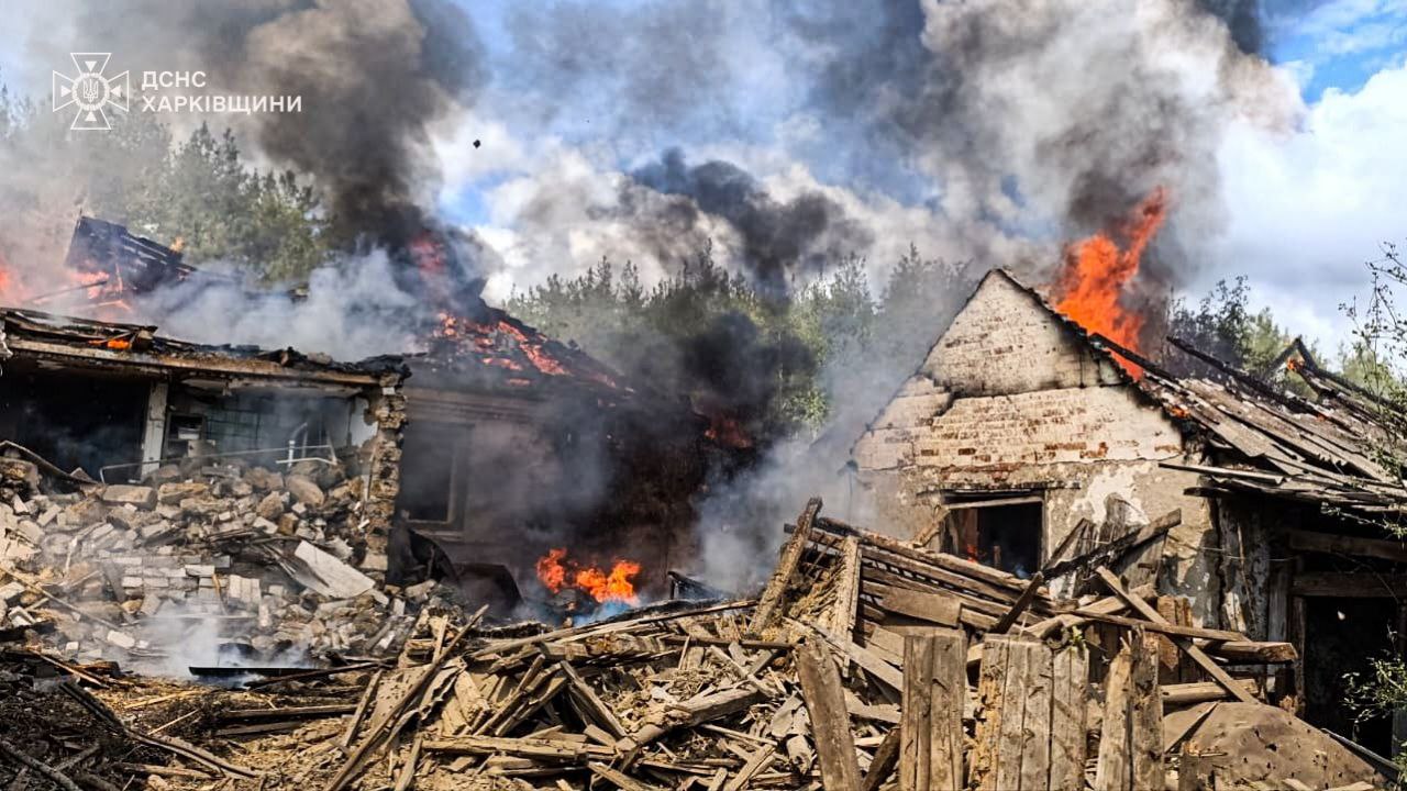 Пожежа унаслідок обстрілів