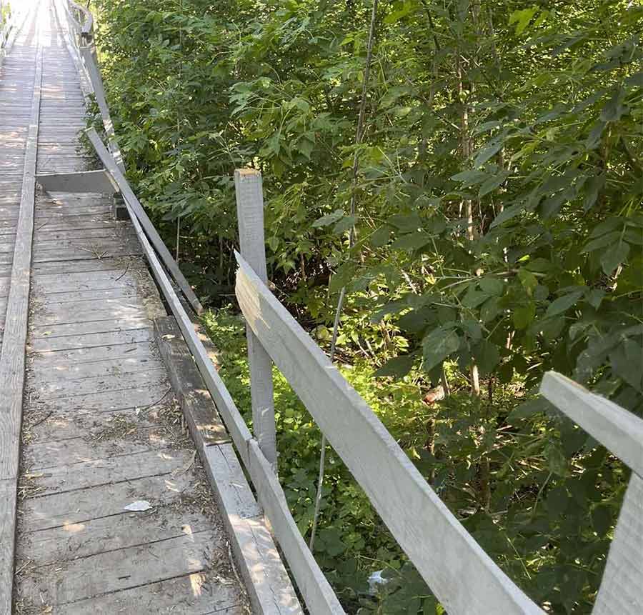Міст пошкодили невідомі