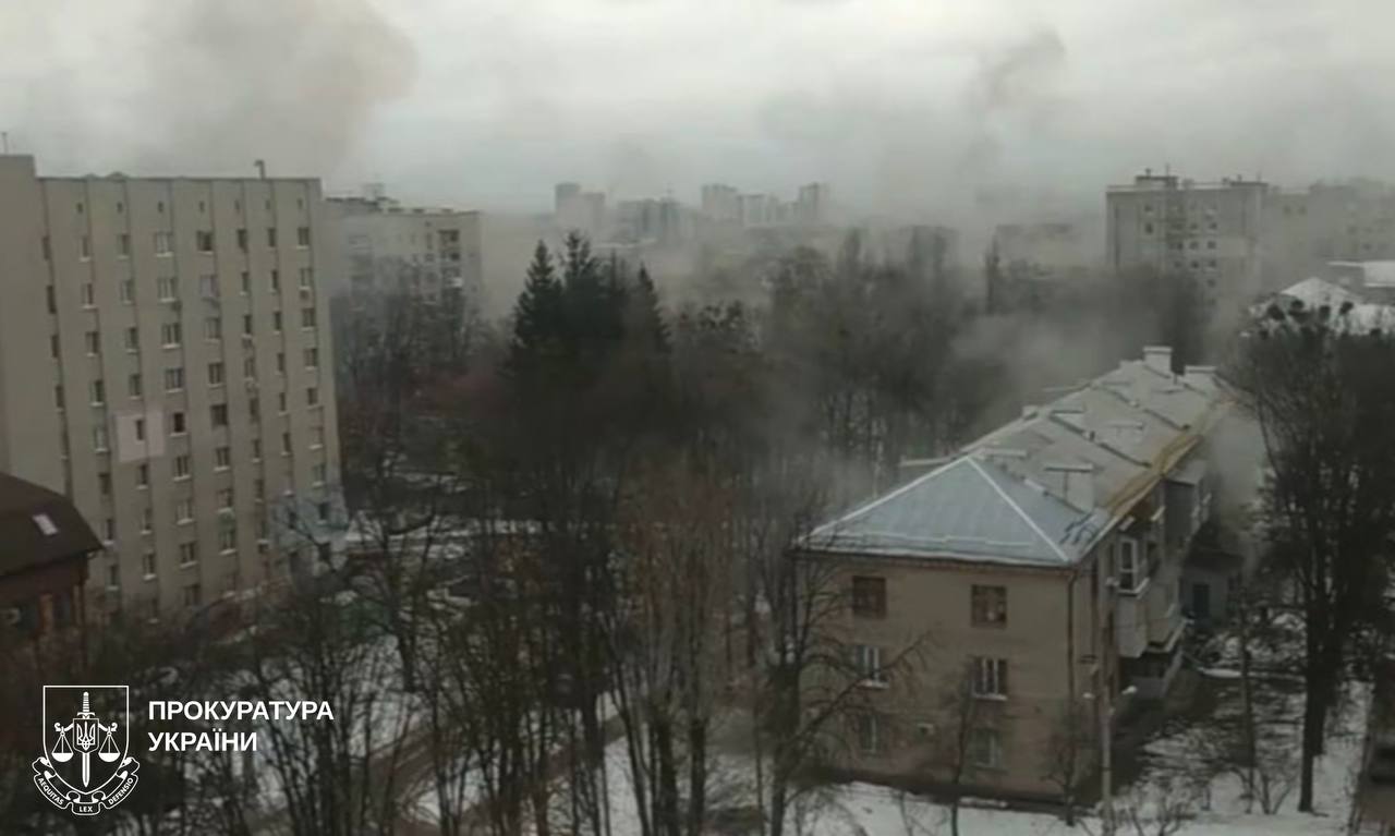 Російський обстріл з РСЗВ