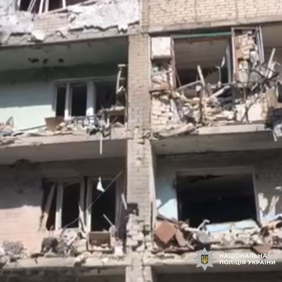 Влучання у багатоповерхівку на Харківщині 20.09.2025