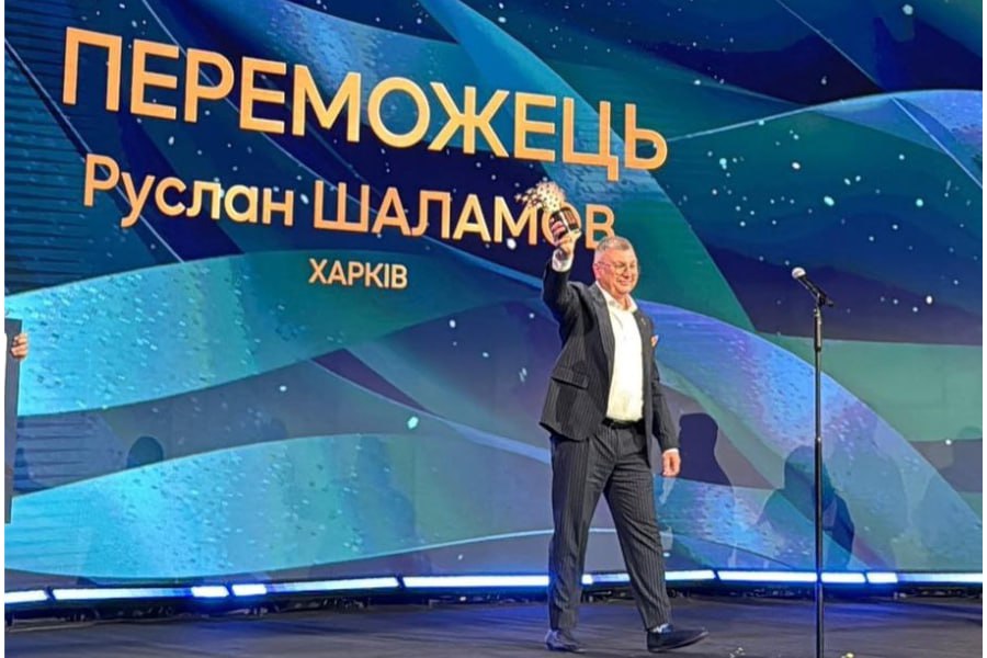 Руслан Шаламов на нагодженні Global Teacher Prize Ukraine 2025