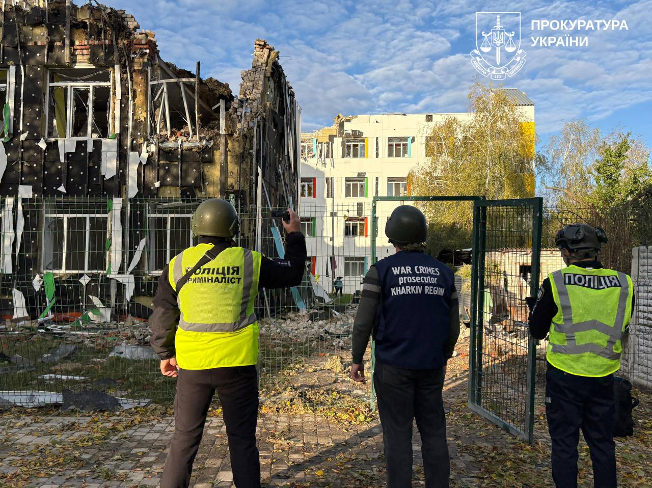 Зруйнований обстрілами навчальний заклад