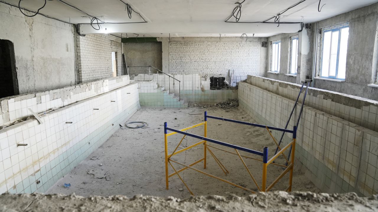 ремонт дитячої поліклініки у Лозовій
