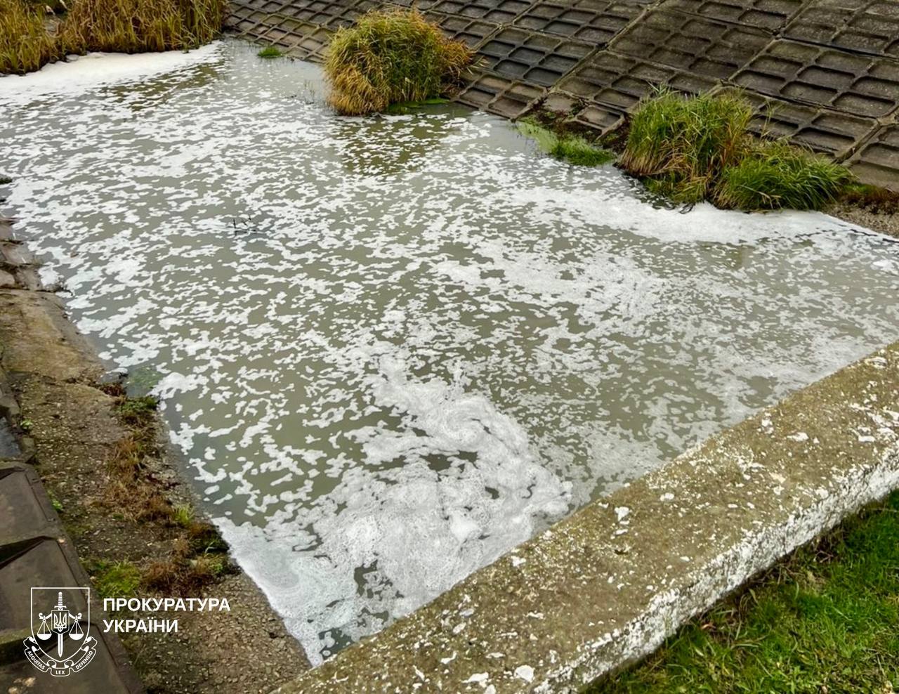 У річці Мерло виявили білу речовину