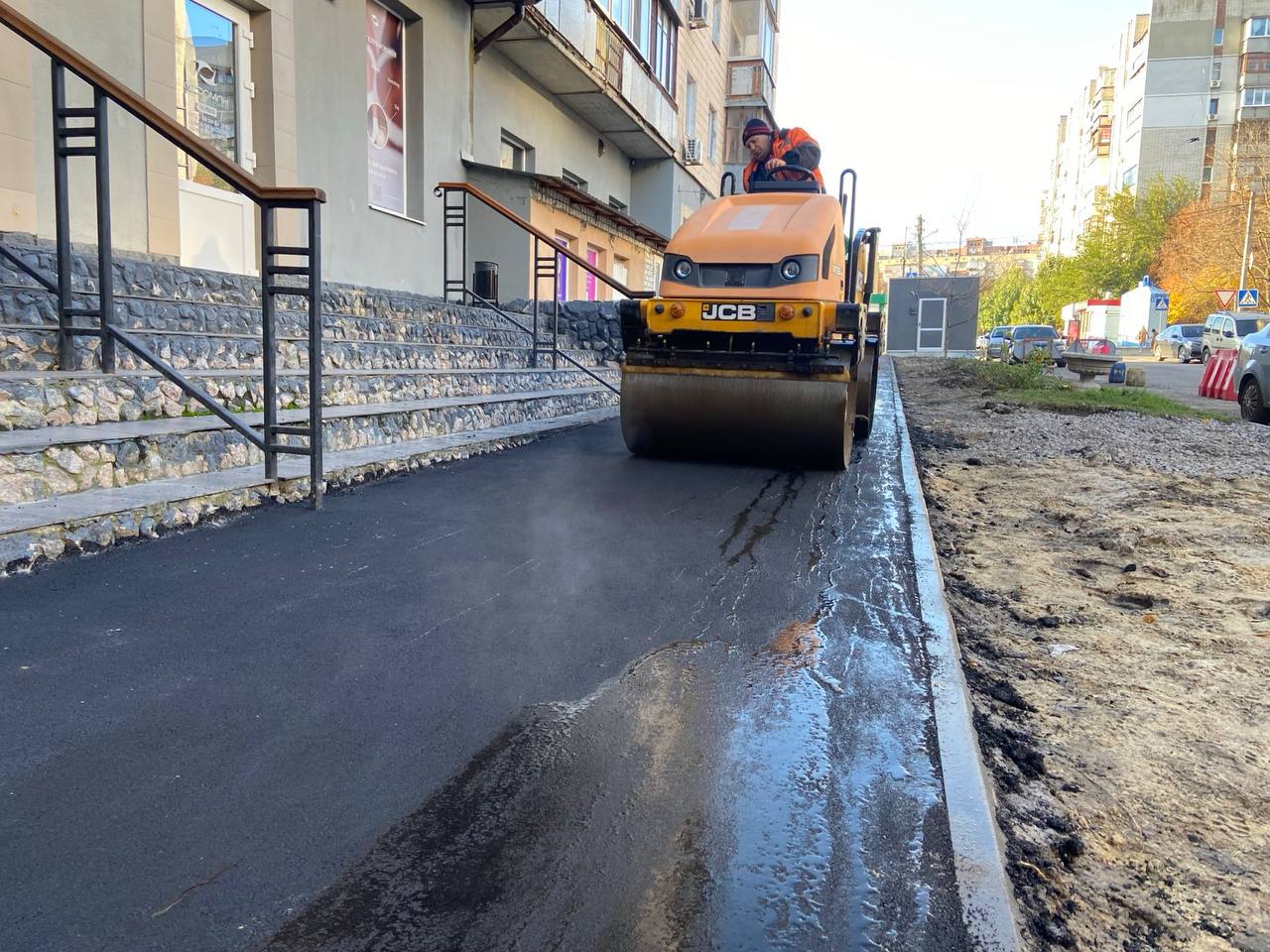 Ремонт тротуарів у Харкові, листопад 2025 - 4
