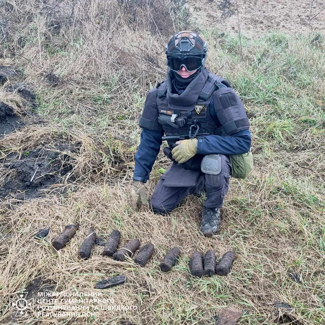 Артснаряди, які знайшли у Харківській області