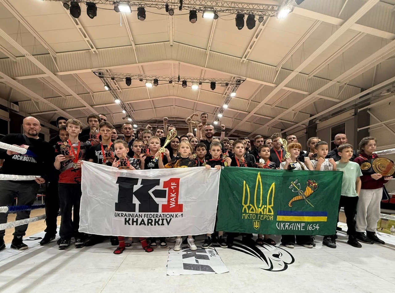 Збірна Харківської області з К-1 в Бучі