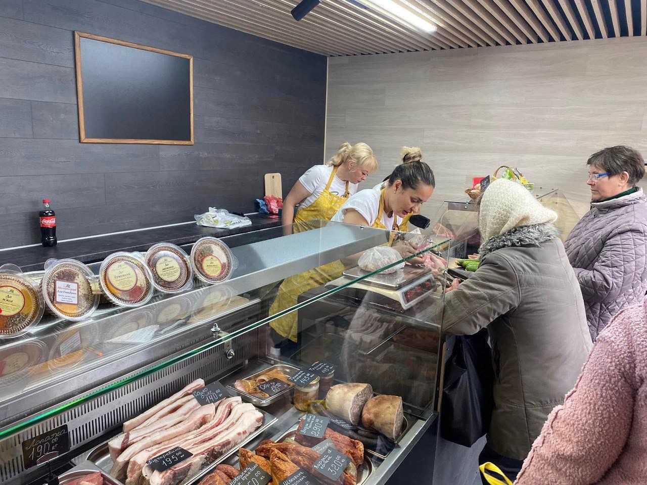 М'ясний магазин у Коломаку