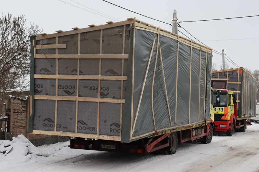 Транспортування модульного житла 