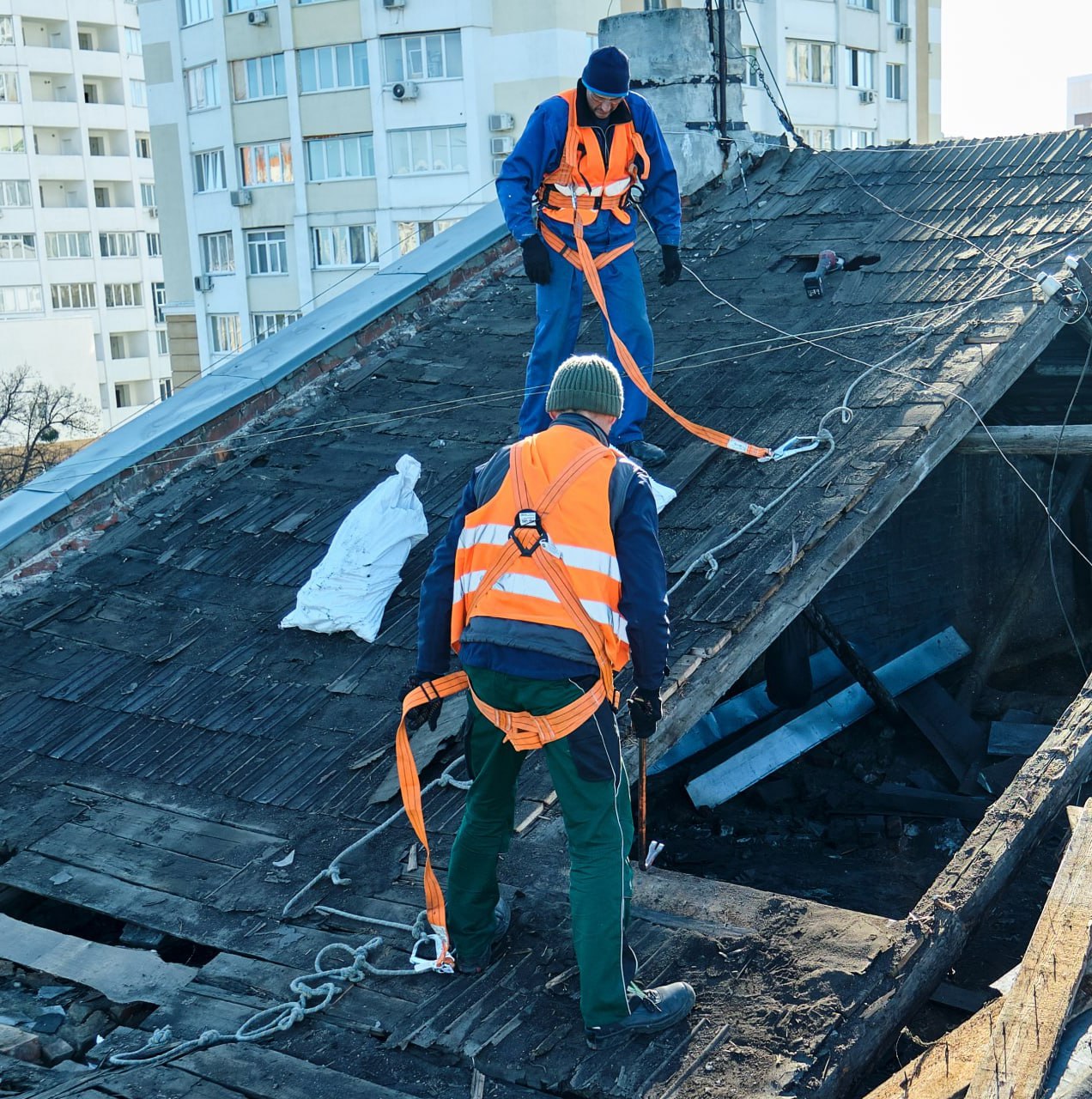 Ремонт покрівлі