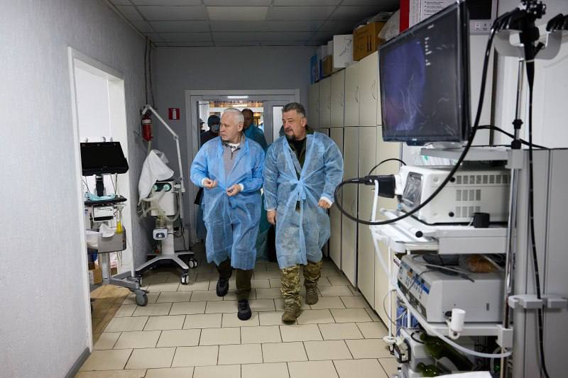 Ігор Терехов у військовому шпиталю Харкова