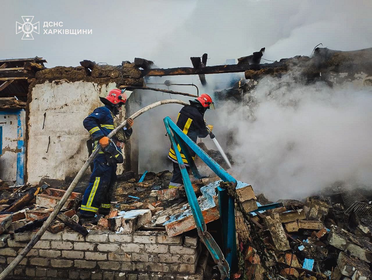 Пожежа унаслідок обстрілу