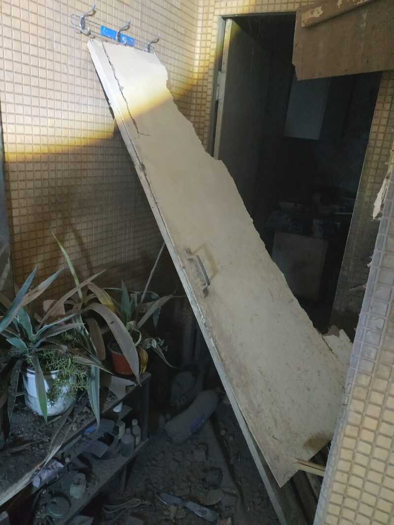 Пошкодження багатоквартирних будинків в Одноробівці після атаки