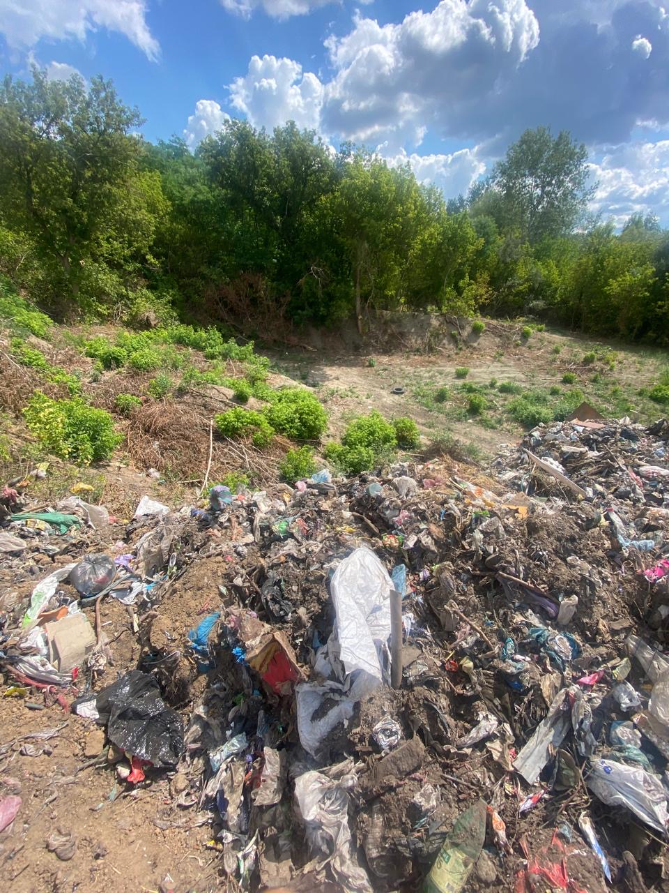 Сміттєзвалище у Мерефі