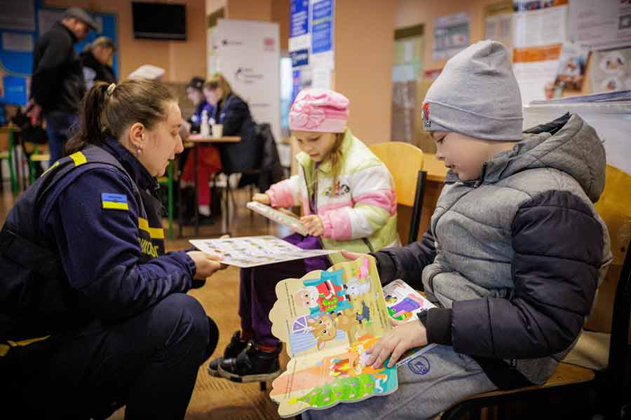 Діти на Харківщині продовжують навчання у безпечних умовазх