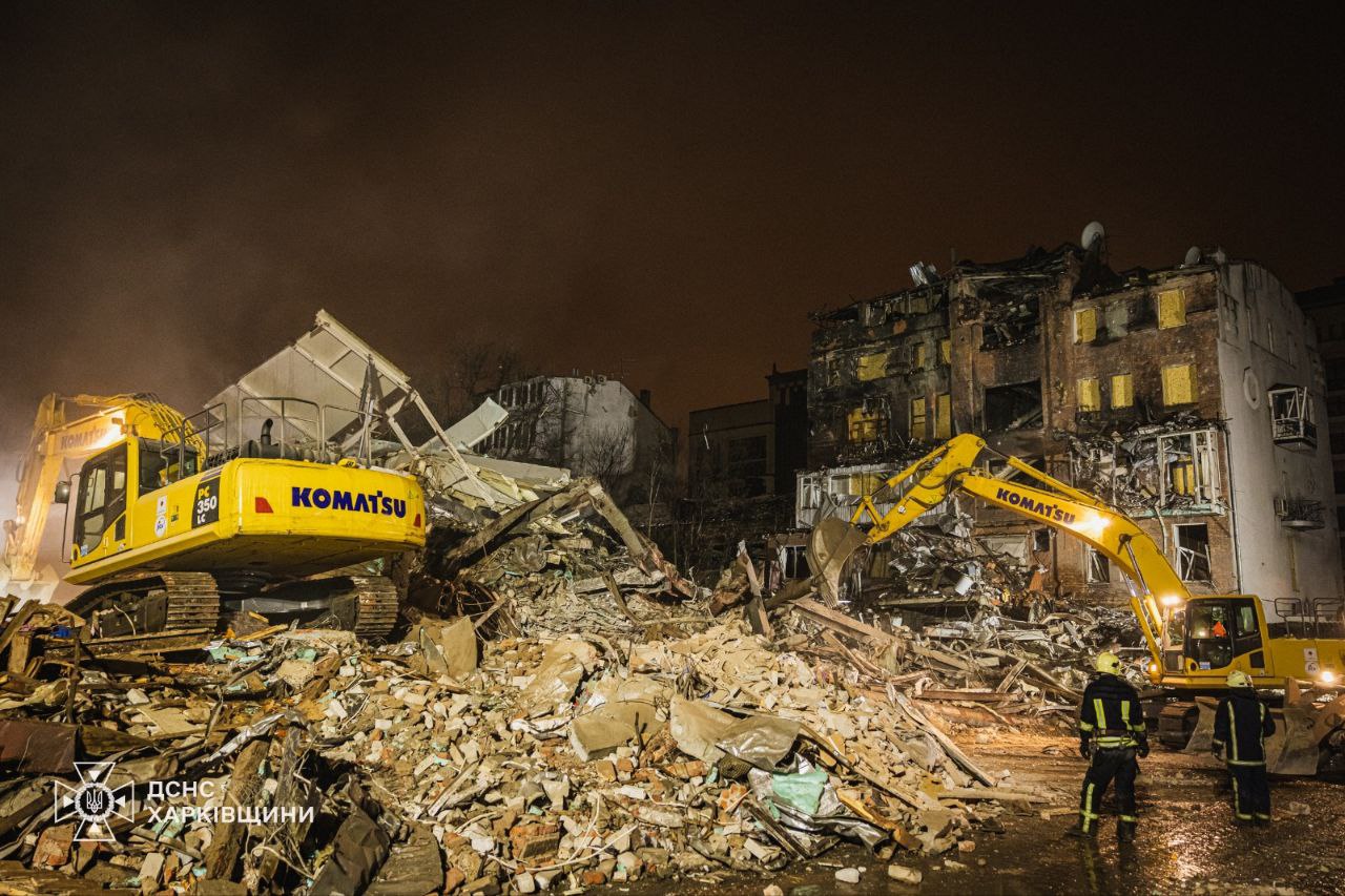 Пошуково-рятувальні роботи у Харкові