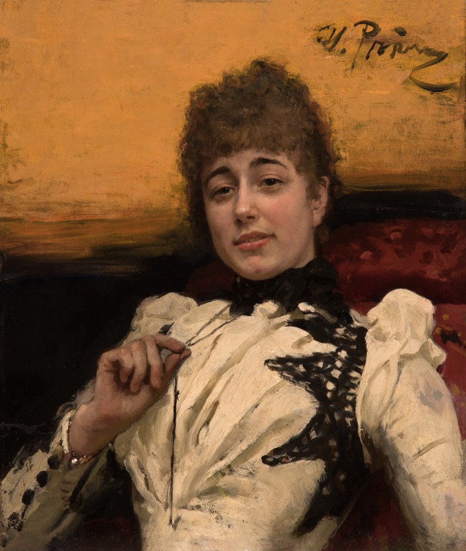 Маріанна Верьовкіна на портреті пензля Іллі Рєпіна 