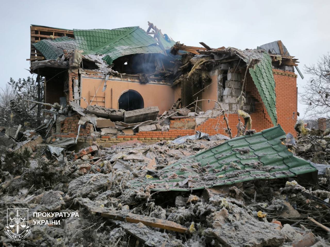 Пошкоджений будинок