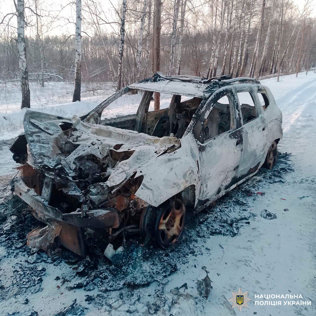 Атака FPV-дрона по поліцейських