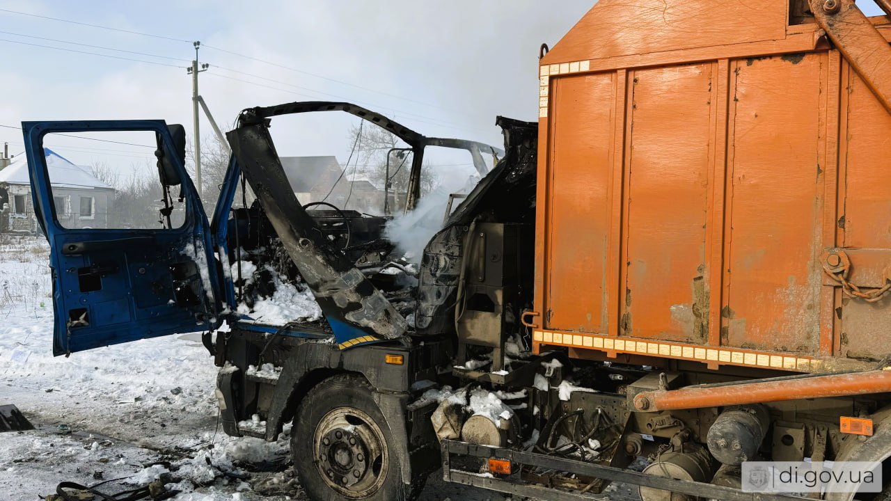 Російські військові знищили сміттєвоз