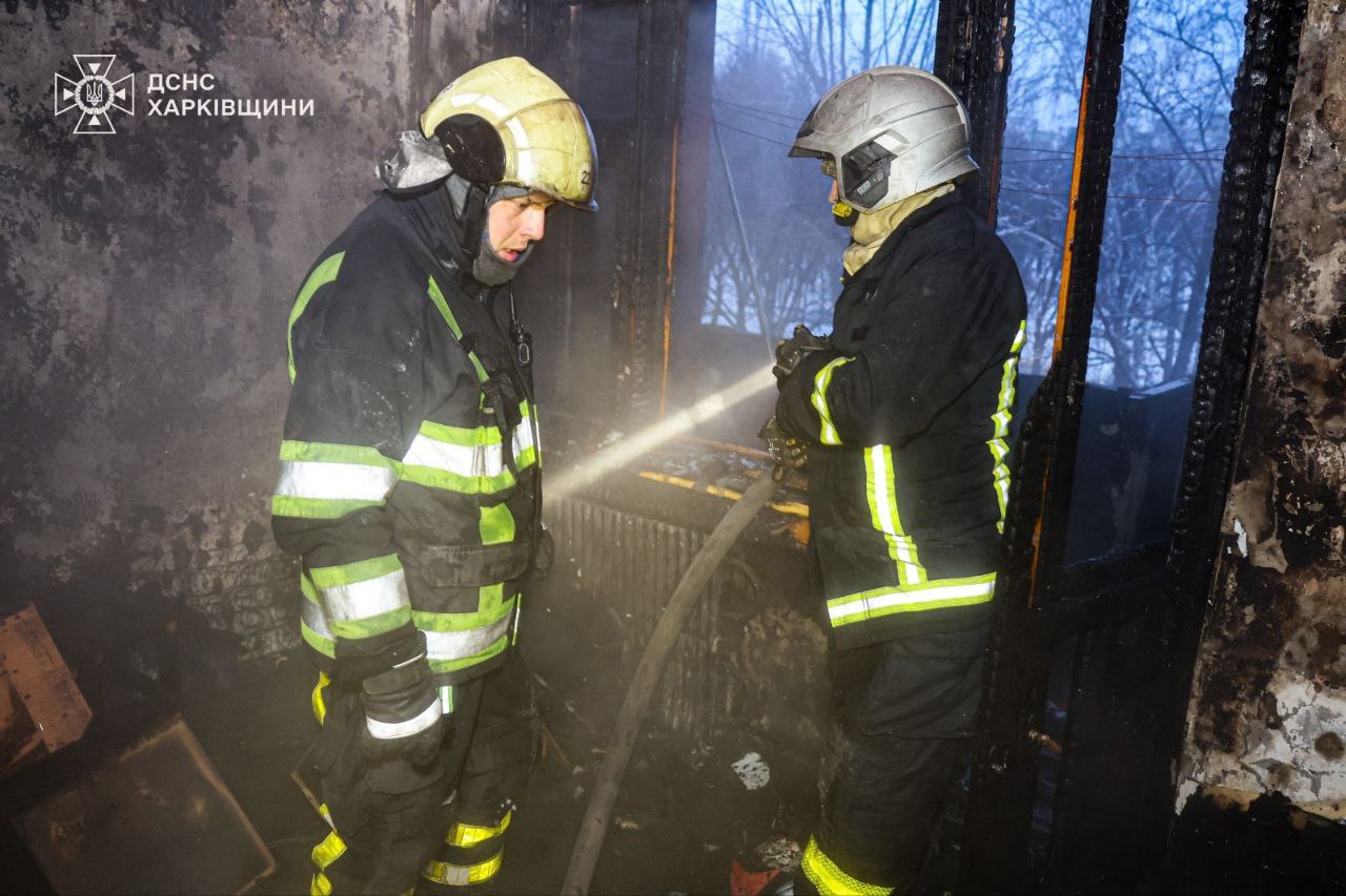 У Харкові горіли багатоповерхівки