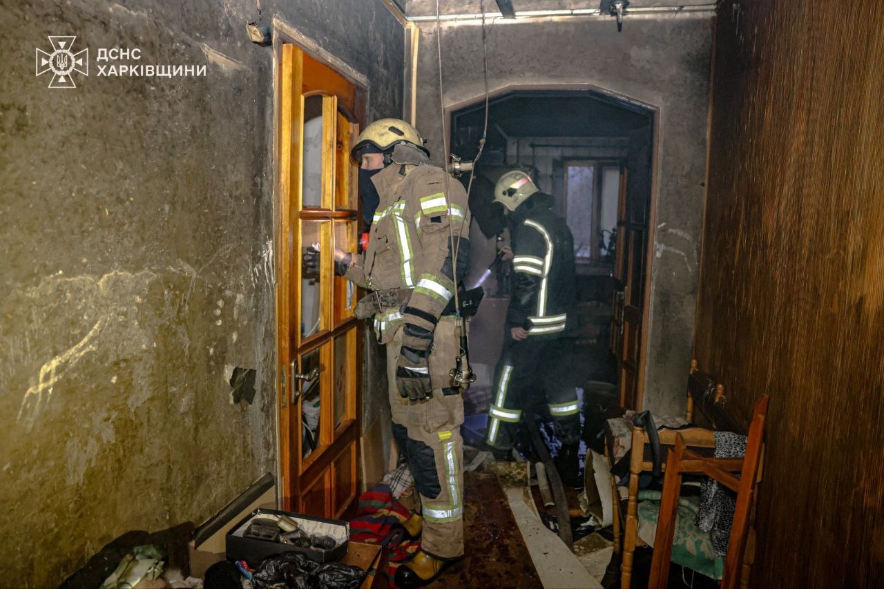 Пожежа у Салтівському районі