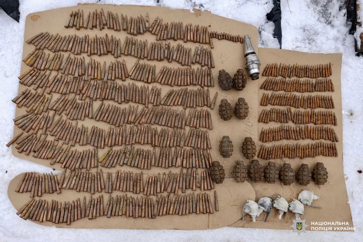 Поліція Харківщини вилучила боєприпаси