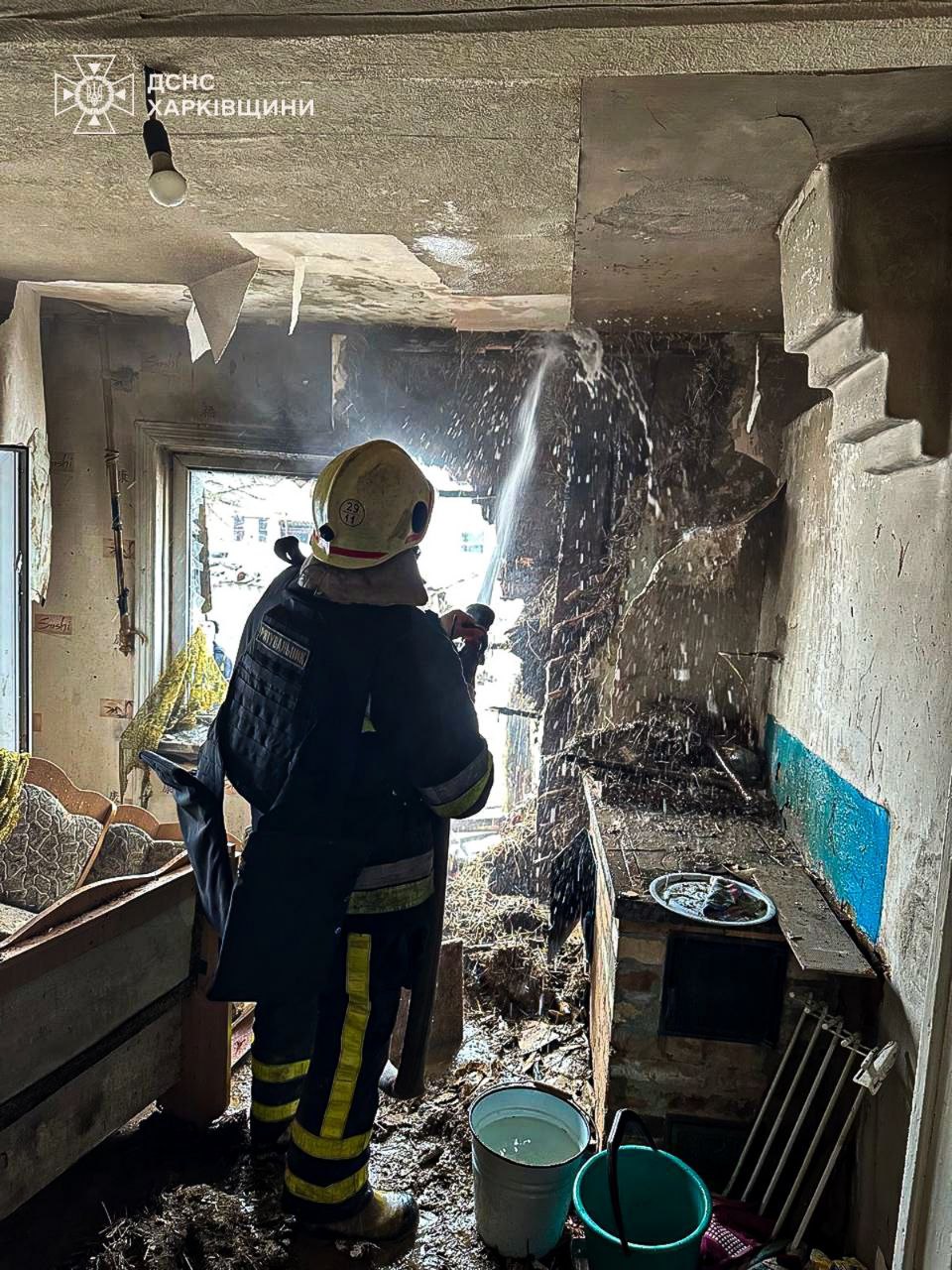 Ворожий дрон вдарив по Печенігах