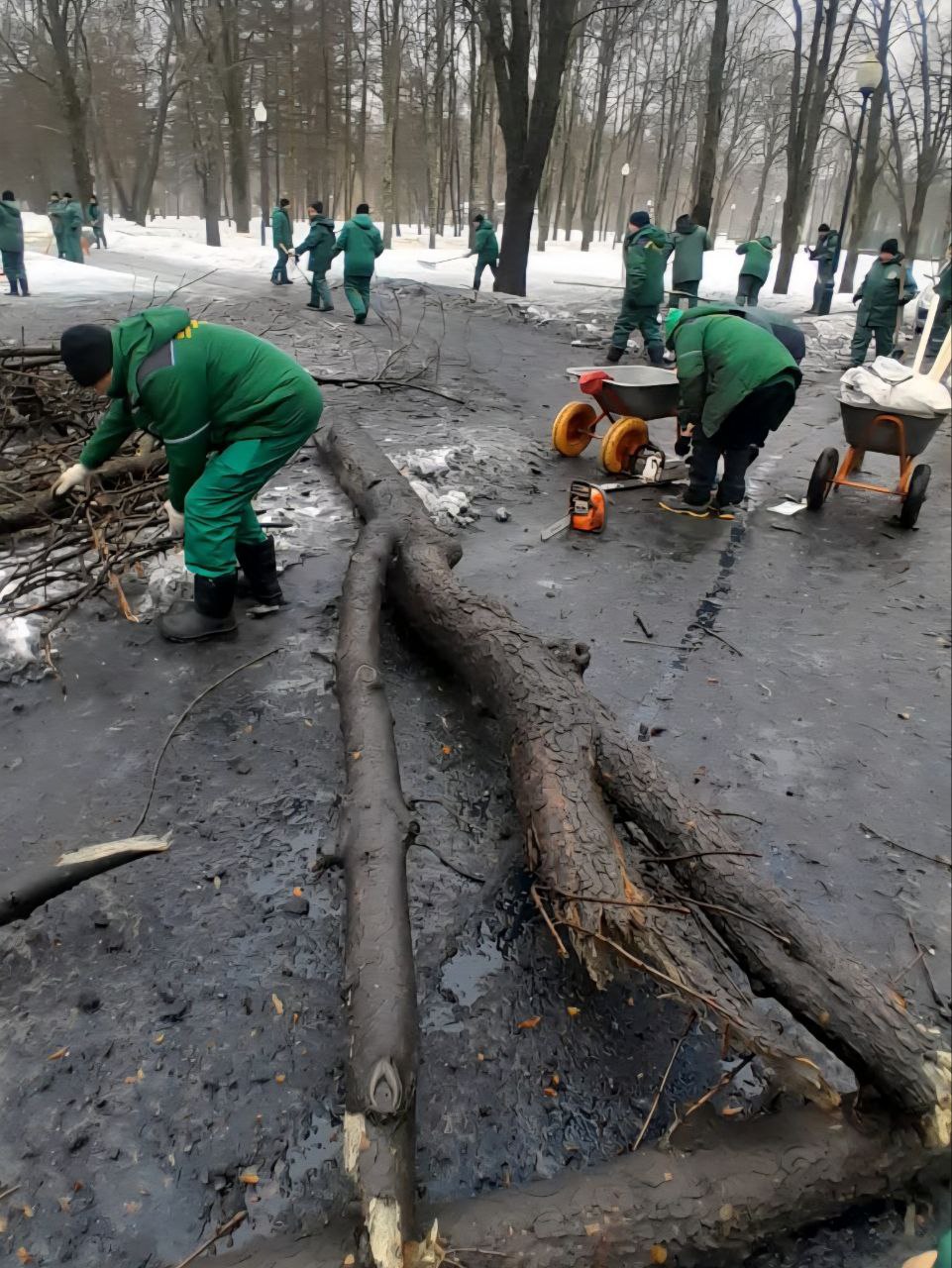 Вибух у Центральному парку Харкова