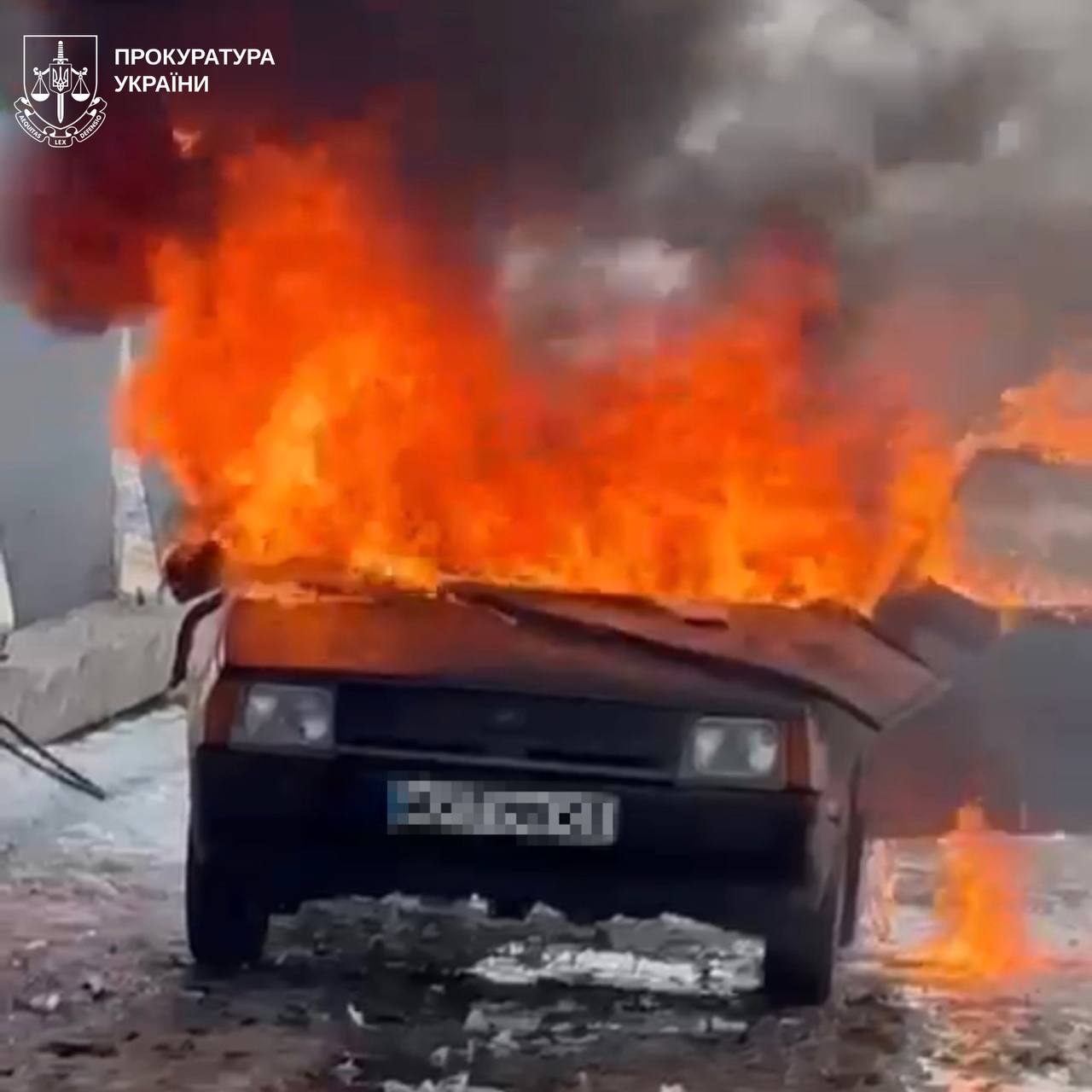 Атака дронами по фермі