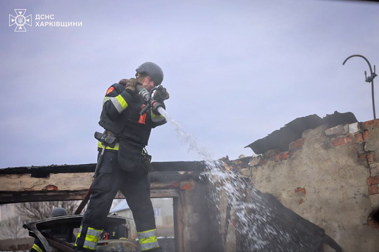 Наслідки удару дрона по Малій Рогані