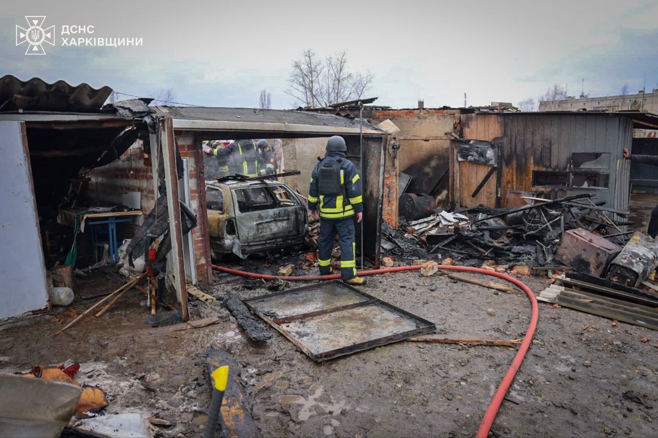 Пожежа у гаражному кооперативі