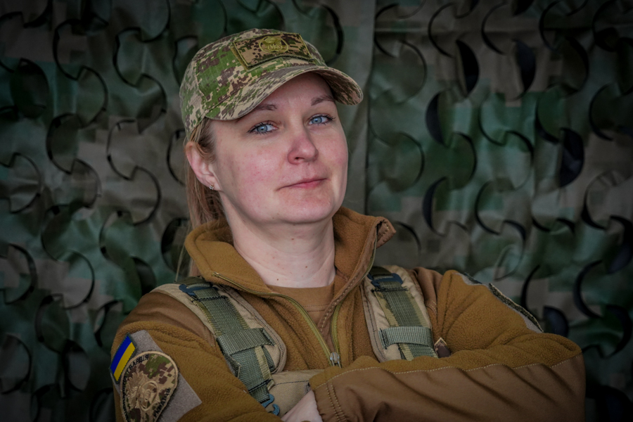 Офіцерка НГУ Інна Єрьоміна