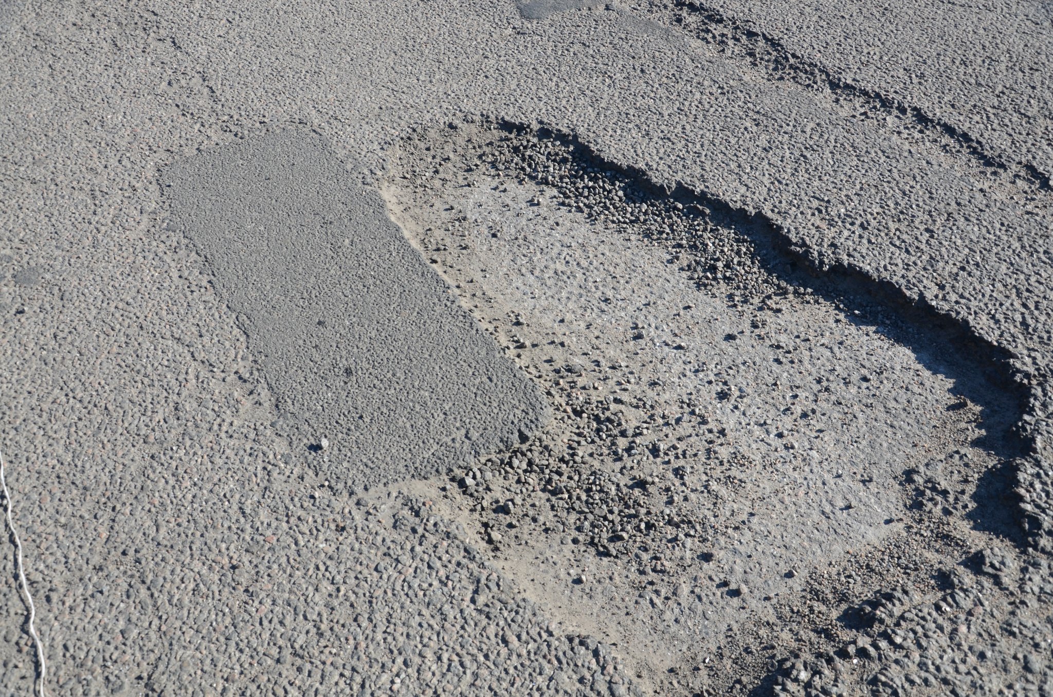 Ями на дорогах Харківщини