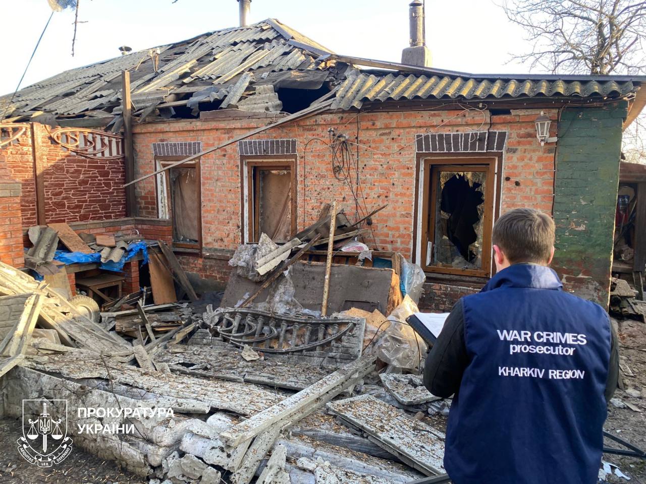 Наслідки ворожого удару БпЛА в Холодногірському районі Харкова