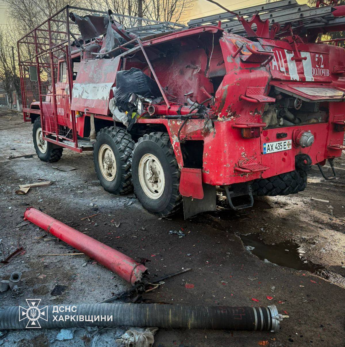 Пошкоджена техніка ДСНС