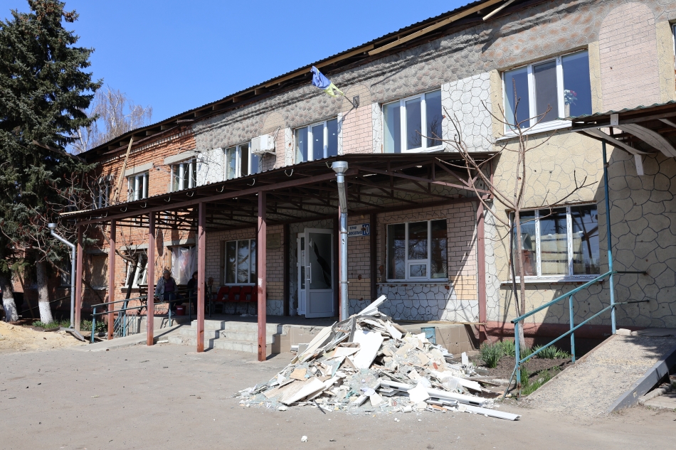 Дергачі-сімейна медицина-амбулаторія у Слатине після російських обстрілів