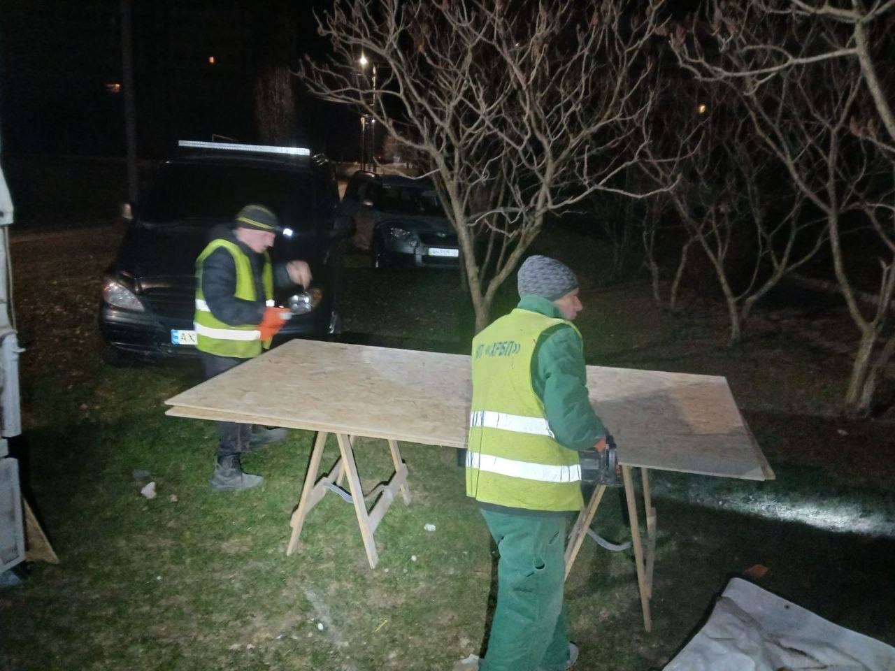 Харків, комунальники на місці прильоту 20.03.2027