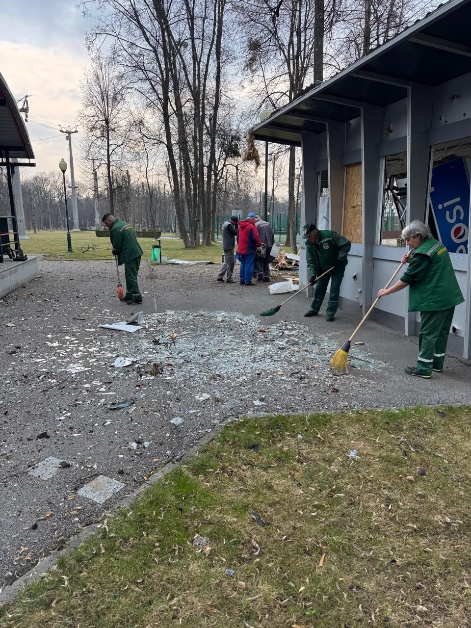 Наслідки обстрілу Харкова