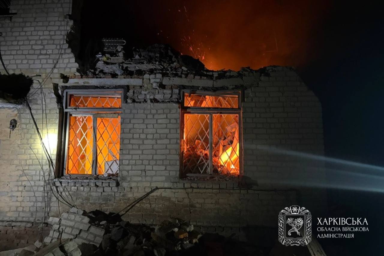 Пожежа унаслідок обстрілу