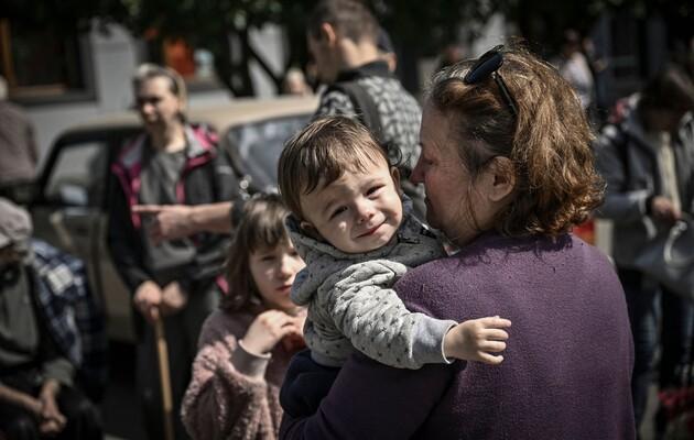 Евакуація родин з дітьми / Фото ілюстративне